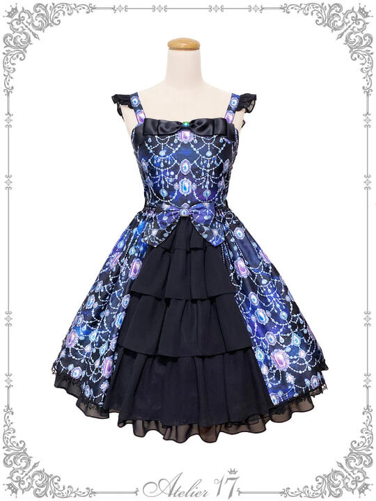 Mermaid's Tears JSK(2色) 人魚JSK, 宝石JSK